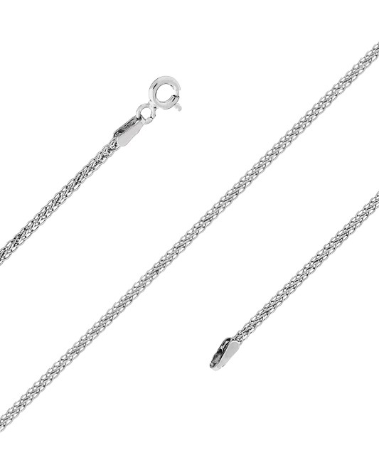 Sidabrinė grandinėlė dengta rodžiu "Spiker" 4.9mm - Sidabrinės grandinėlės - Goldinga