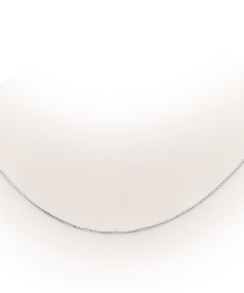 Sidabrinė grandinėlė "Box" 1.2mm - Sidabrinės grandinėlės - Goldinga