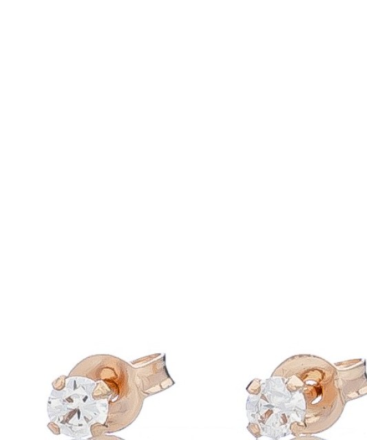 Auksiniai auskarai su cirkoniu - Auksiniai auskarai - Goldinga