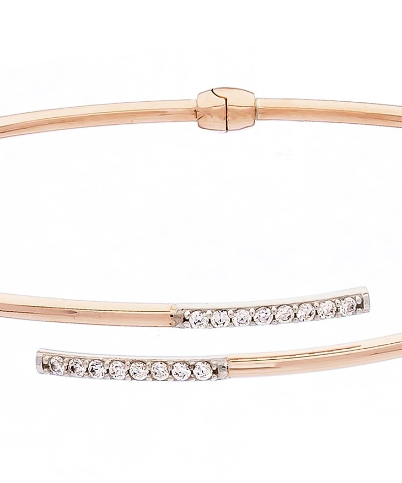 Auksinė apyrankė su cirkoniais - Auksinės apyrankės - Goldinga