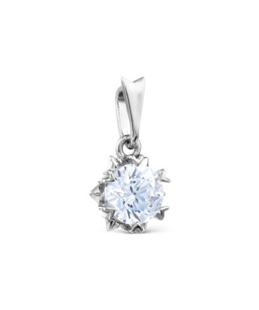 Auksinis pakabukas su kristalu - Auksiniai pakabukai - Goldinga