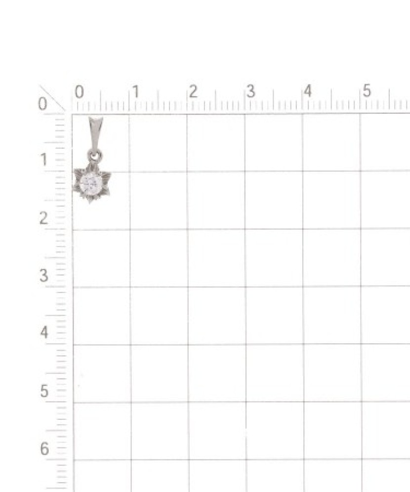 Auksinis pakabukas su kristalu - Auksiniai pakabukai - Goldinga