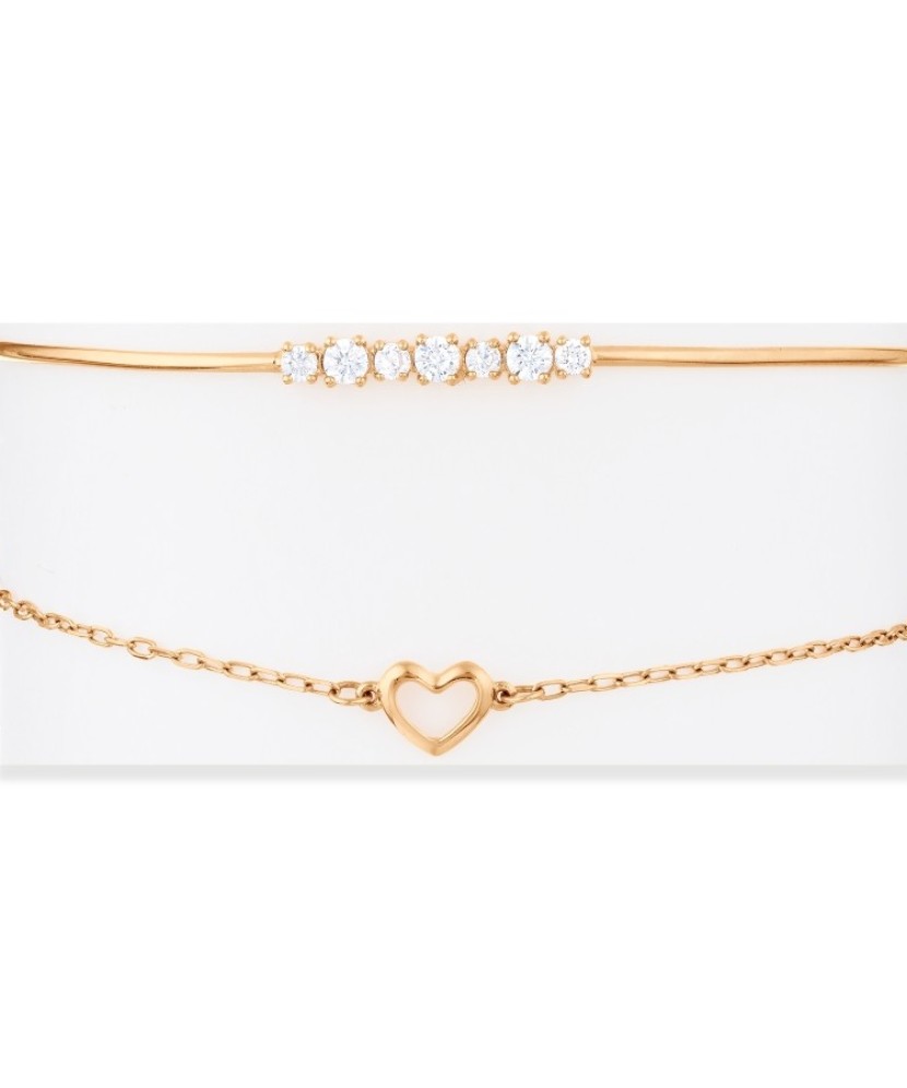 Auksinė apyrankė su cirkoniais - Auksinės apyrankės - Goldinga