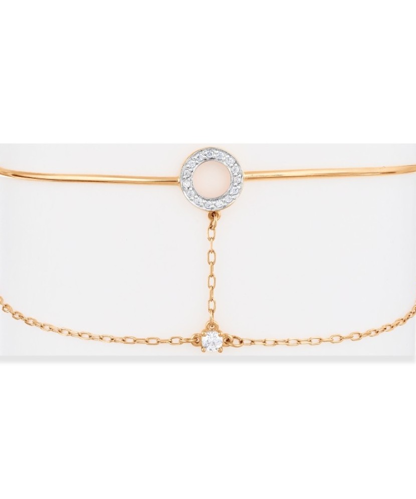 Auksinė apyrankė su cirkoniais - Auksinės apyrankės - Goldinga