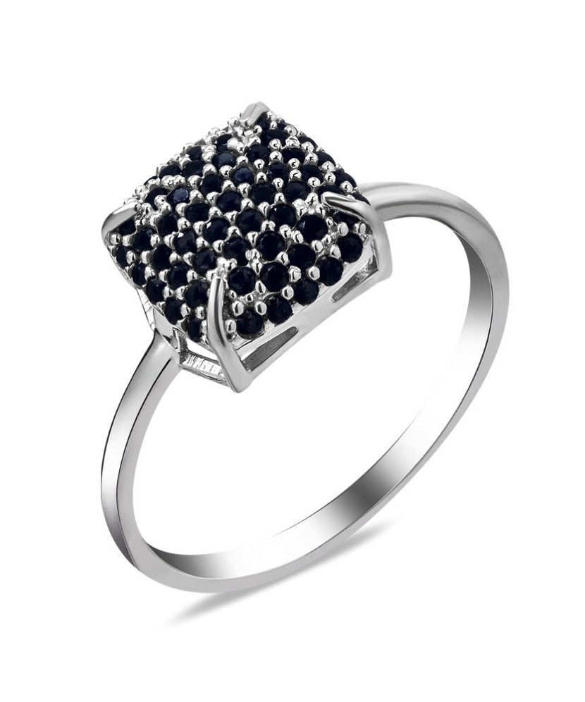 Sidabrinis žiedas su cirkoniais - Sidabriniai žiedai - Goldinga