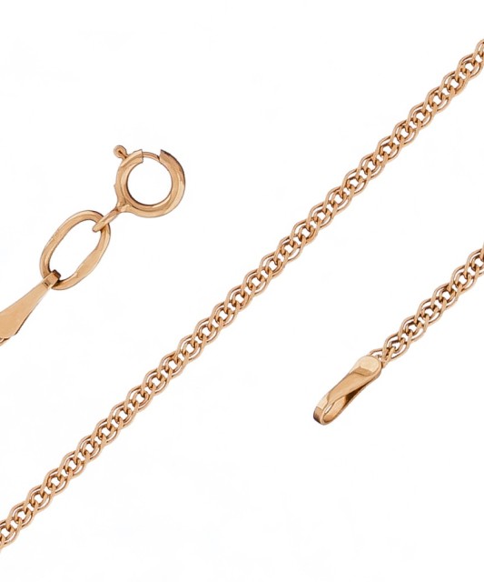 Auksinė grandinėlė "Mona Liza" 2mm - Auksinės grandinėlės - Goldinga