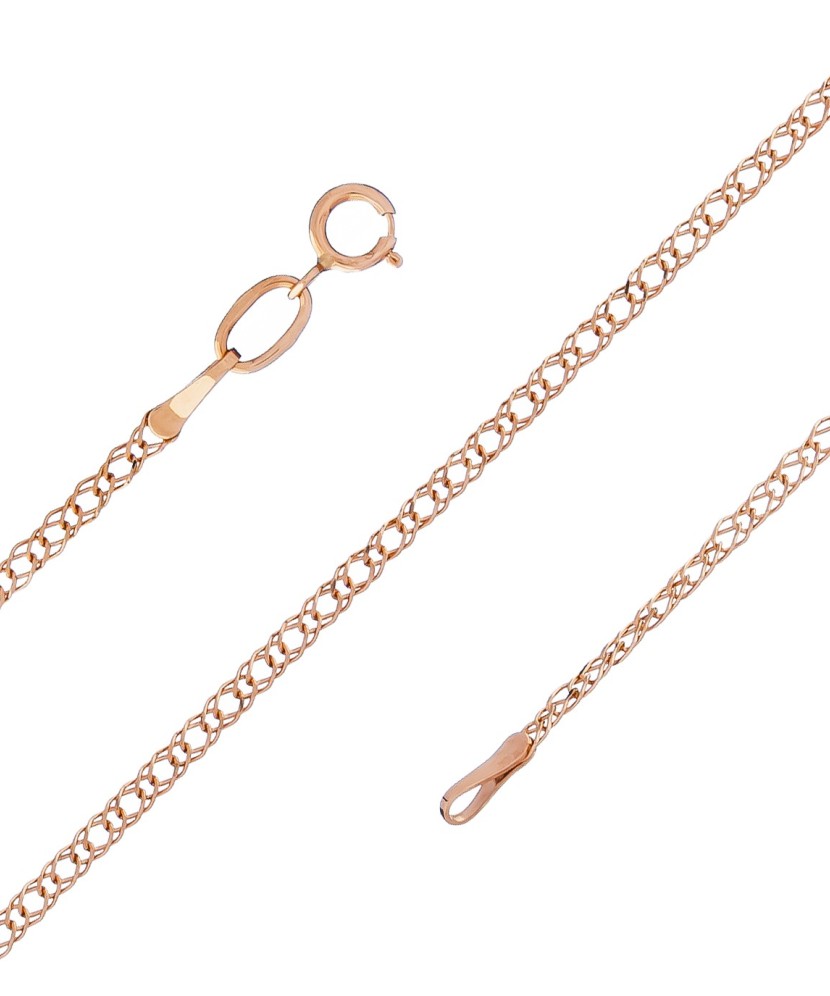 Auksinė grandinėlė "Rombo" 2mm - Auksinės grandinėlės - Goldinga