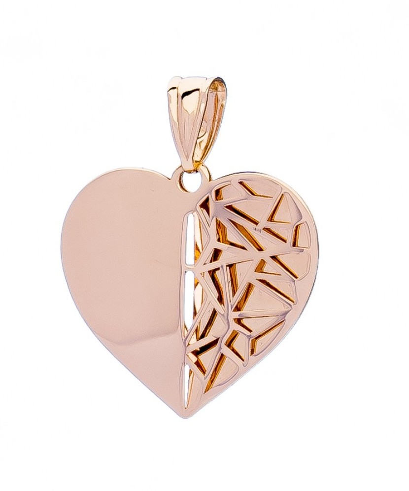 Auksinis pakabukas "širdelė" - Auksiniai pakabukai - Goldinga