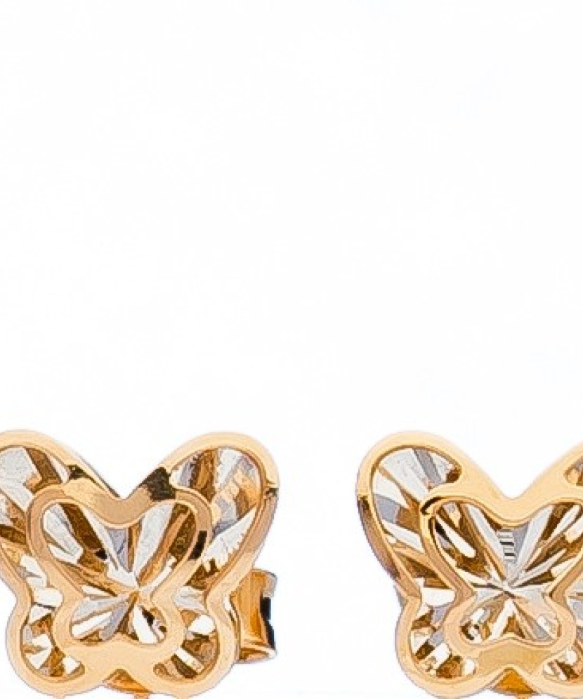 Auksiniai auskarai "Drugelis" - Auksiniai auskarai - Goldinga