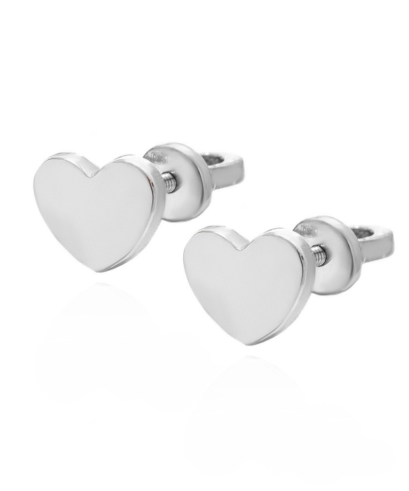 Sidabriniai auskarai "Širdelė" - Sidabriniai auskarai - Goldinga