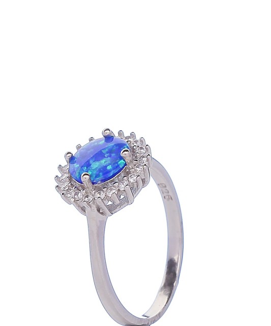 Sidabrinis žiedas su opalu - Sidabriniai žiedai - Goldinga