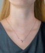 Auksinė grandinėlė su deimantiniu pakabuku - Auksinės grandinėlės su pakabukais - Goldinga