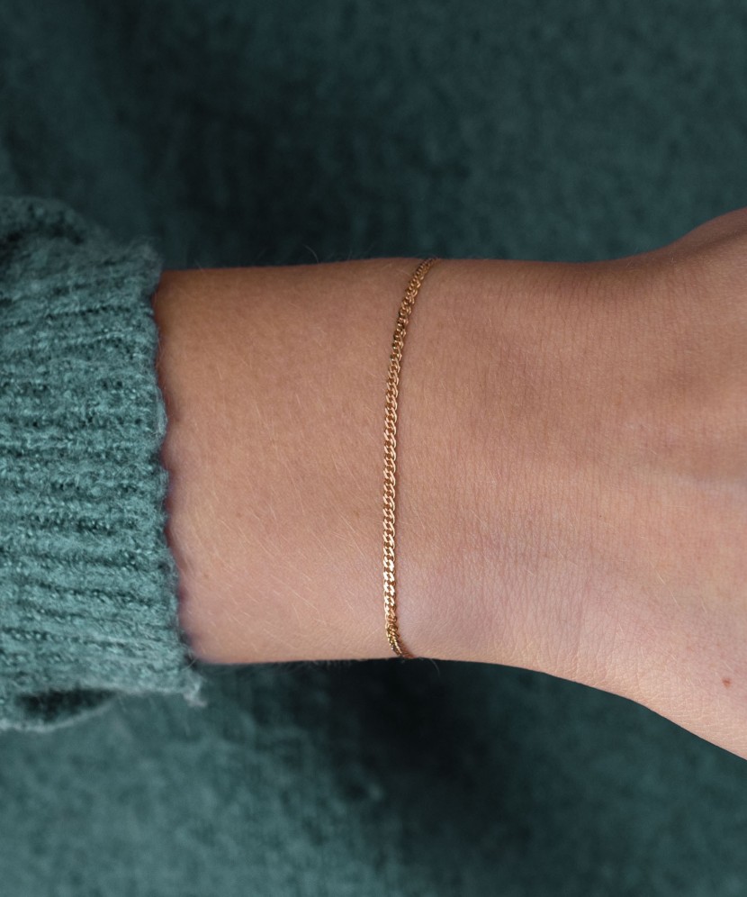 Auksinė apyrankė "Mona Liza" 2.8mm - Auksinės apyrankės - Goldinga