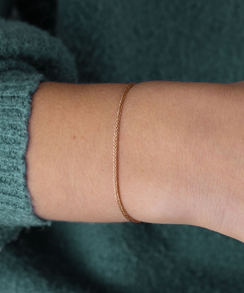 Auksinė apyrankė "Spiker" 1.7mm - Auksinės apyrankės - Goldinga