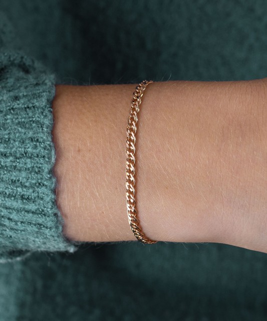 Auksinė apyrankė "Mona Liza" 3.6mm - Auksinės apyrankės - Goldinga