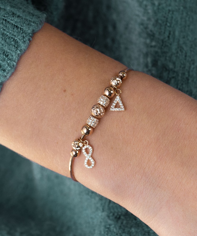 Auksinė apyrankė su cirkoniais - Auksinės apyrankės - Goldinga