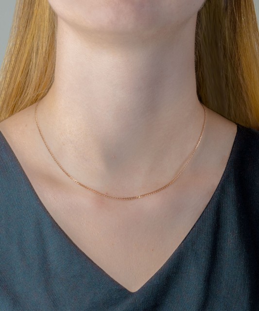 Auksinė grandinėlė „Mona Liza“ 3mm - Auksinės grandinėlės - Goldinga