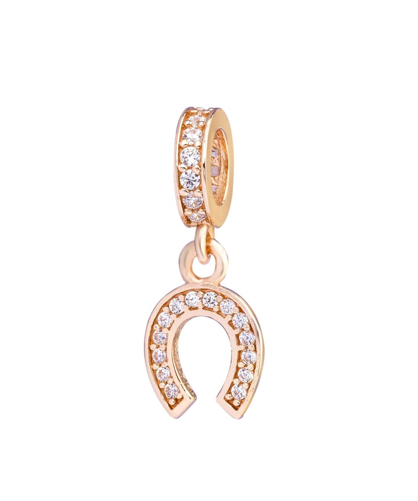 Auksinis pakabukas su cirkoniais „Pasaga“ - Auksiniai pakabukai - Goldinga