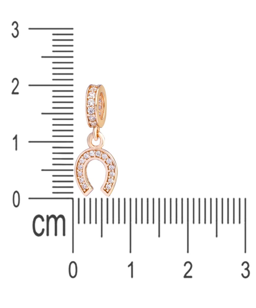 Auksinis pakabukas su cirkoniais „Pasaga“ - Auksiniai pakabukai - Goldinga