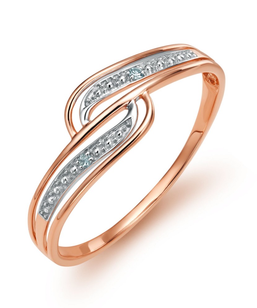 Auksinis žiedas su deimantais - Auksiniai Žiedai su brangakmeniais - Goldinga