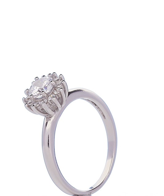 Sidabrinis žiedas su cirkoniais - Sidabriniai žiedai - Goldinga