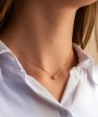 Auksinė grandinėlė su cirkonio pakabuku - Auksinės grandinėlės su pakabukais - Goldinga