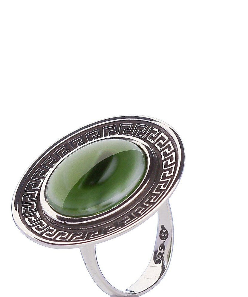 Sidabrinis žiedas su Jaspiu - Sidabriniai žiedai - Goldinga