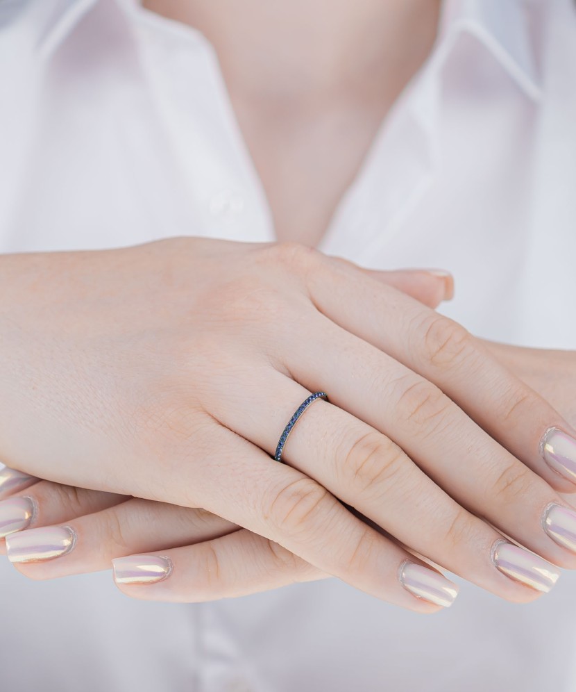 Sidabrinis žiedas su cirkoniais