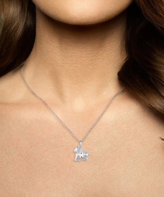 Sidabrinis pakabukas su cirkoniu "Avinas"