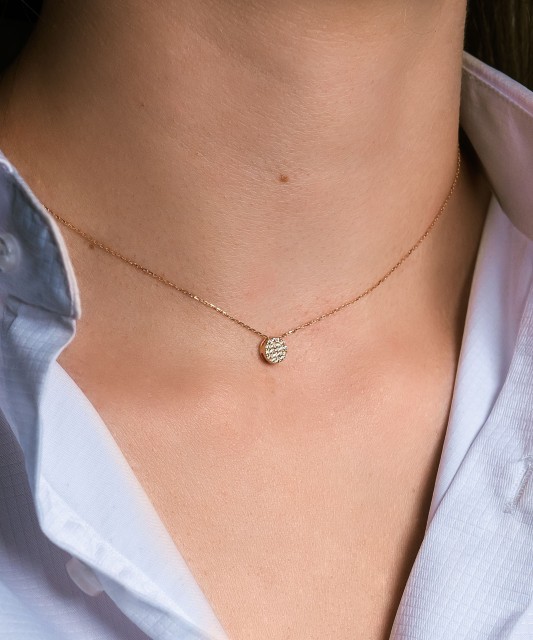 Auksinė Grandinėlė Su Cirkonio Pakabuku - Perkamiausi - Goldinga