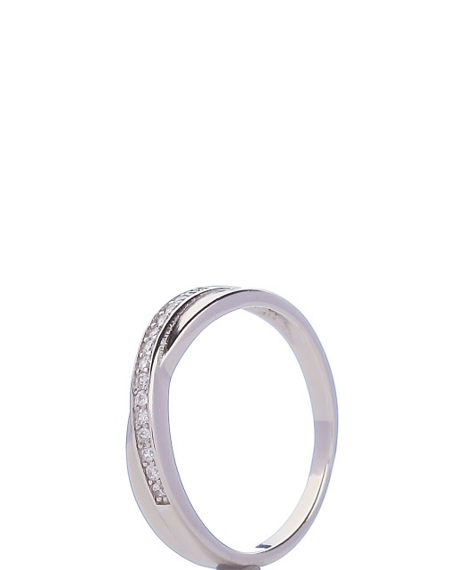 Sidabrinis žiedas su cirkoniais - Sidabriniai žiedai - Goldinga