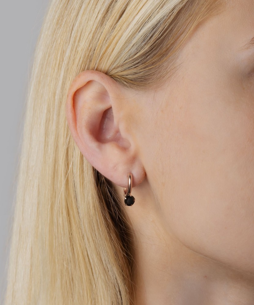 Auksiniai auskarai su cirkoniais - Auksiniai auskarai - Goldinga