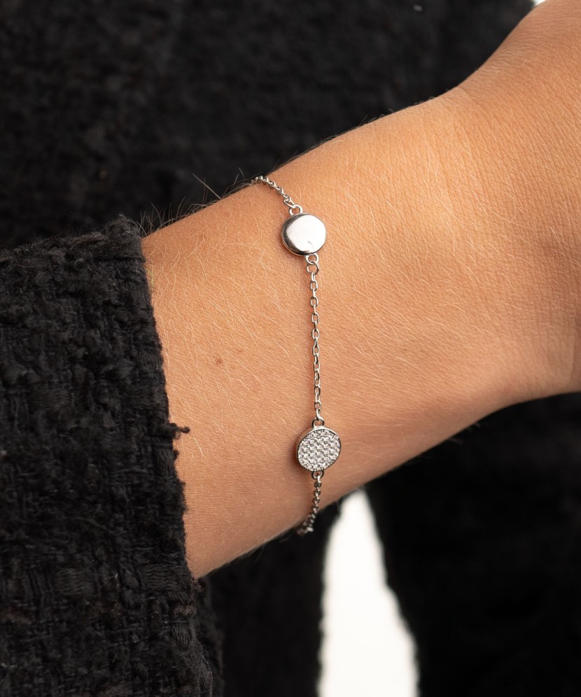 Sidabrinė Apyrankė Su Cirkoniais - Sidabrinės apyrankės - Goldinga