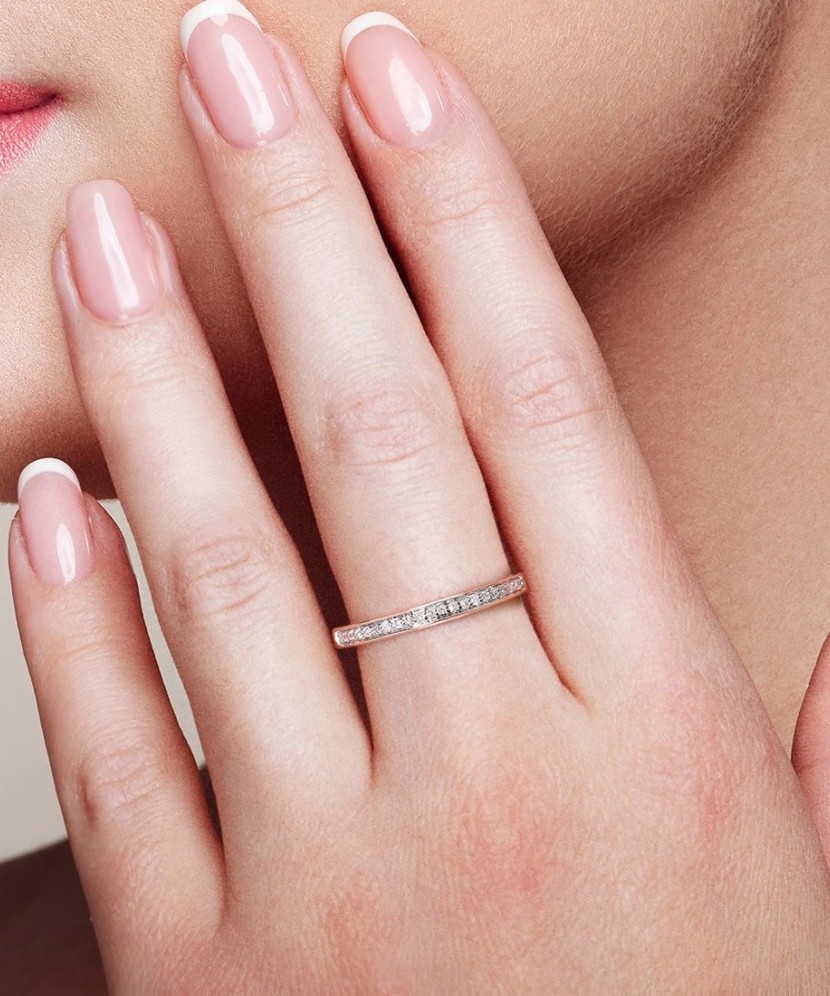 Auksinis žiedas su deimantais - Auksiniai Žiedai su brangakmeniais - Goldinga