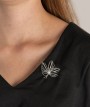 Sidabrinė sagė su perlu - Sagės - Goldinga