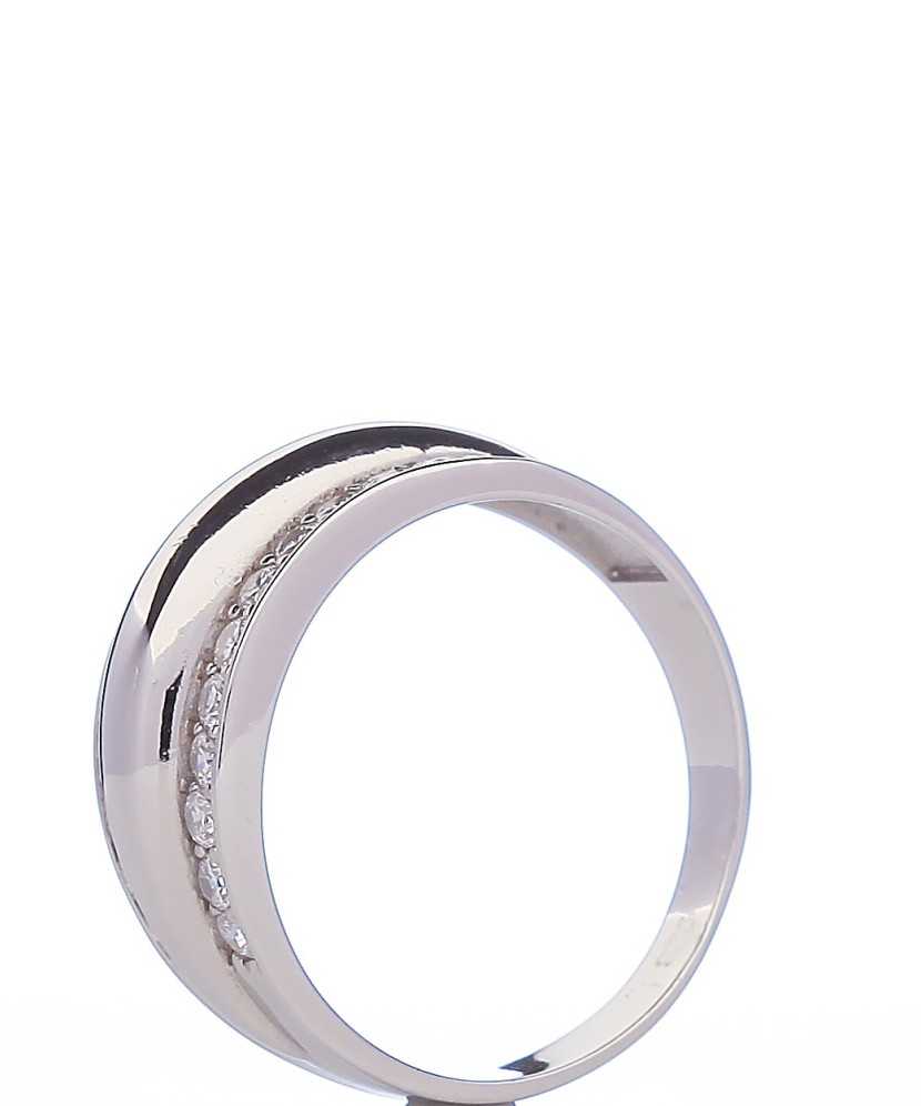 Sidabrinis žiedas su cirkoniais - Sidabriniai žiedai - Goldinga