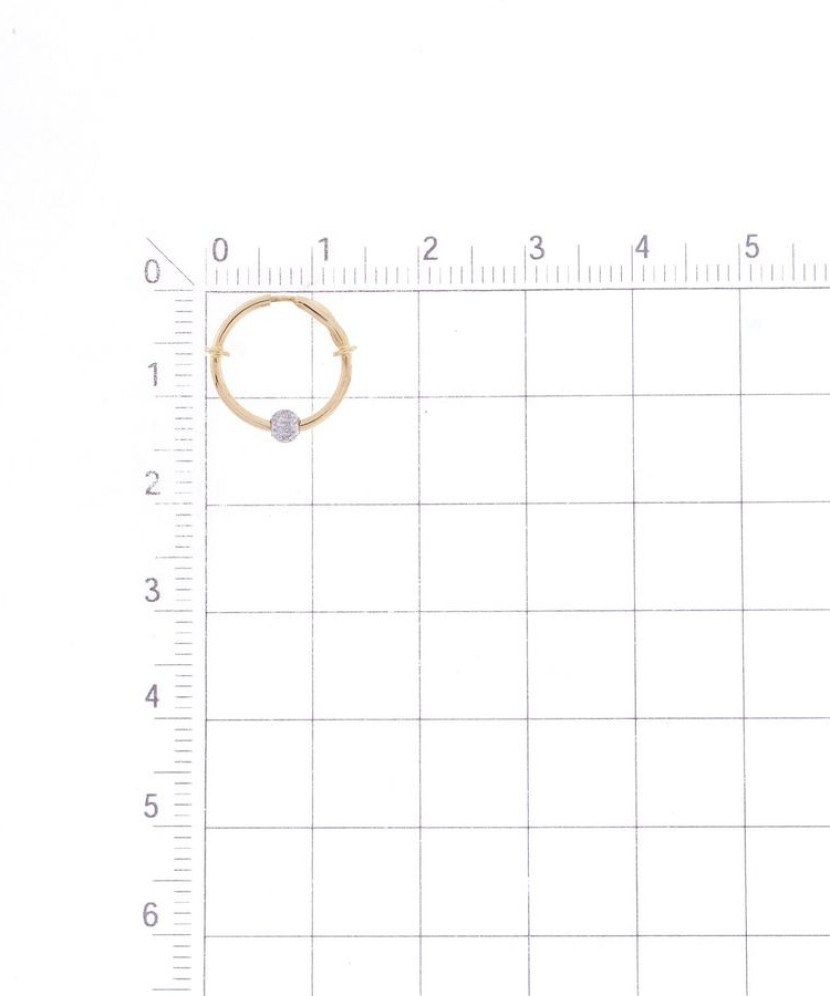 Auksiniai auskarai rinkutės 10mm - Auksiniai auskarai - Goldinga