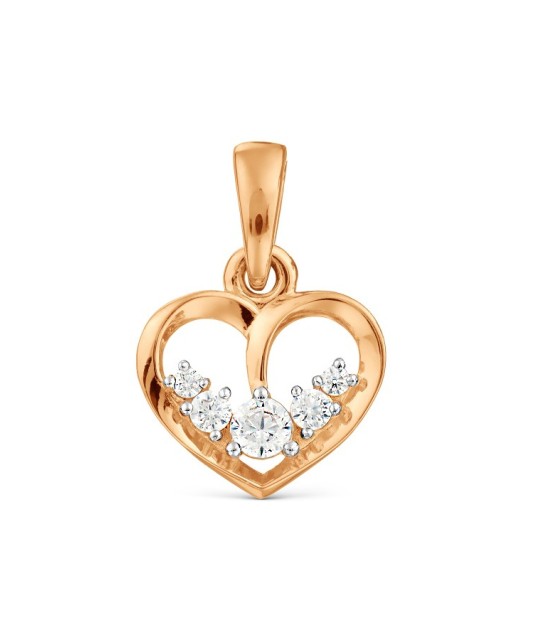 Auksinis Pakabukas Su Cirkoniais  - Goldinga