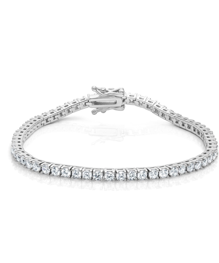 Sidabrinė apyrankė su cirkoniais - Sidabrinės apyrankės - Goldinga