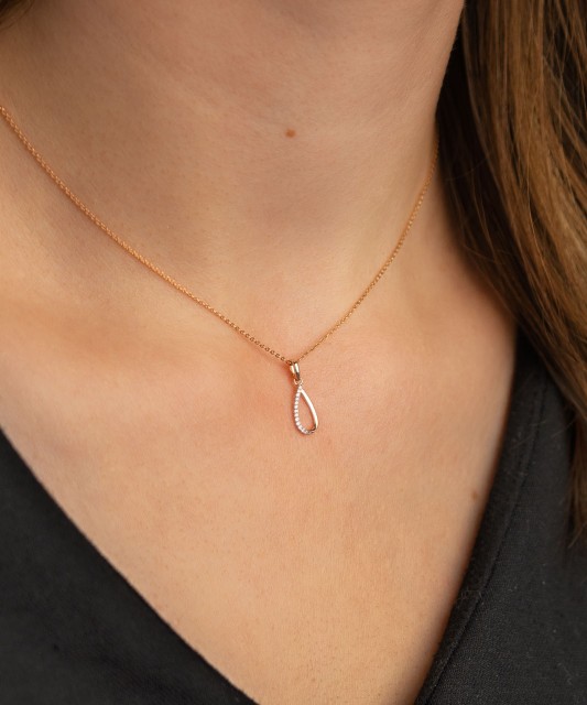 Auksinis pakabukas su deimantais  - Goldinga