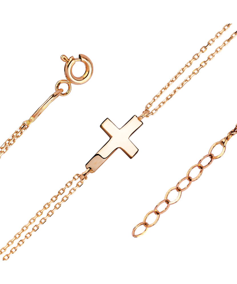 Auksinė apyrankė "Kryželis"  - Goldinga