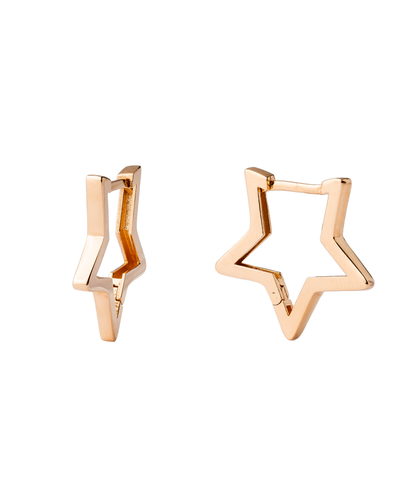 Auksiniai auskarai "Žvaigždutės" - Auksiniai auskarai - Goldinga