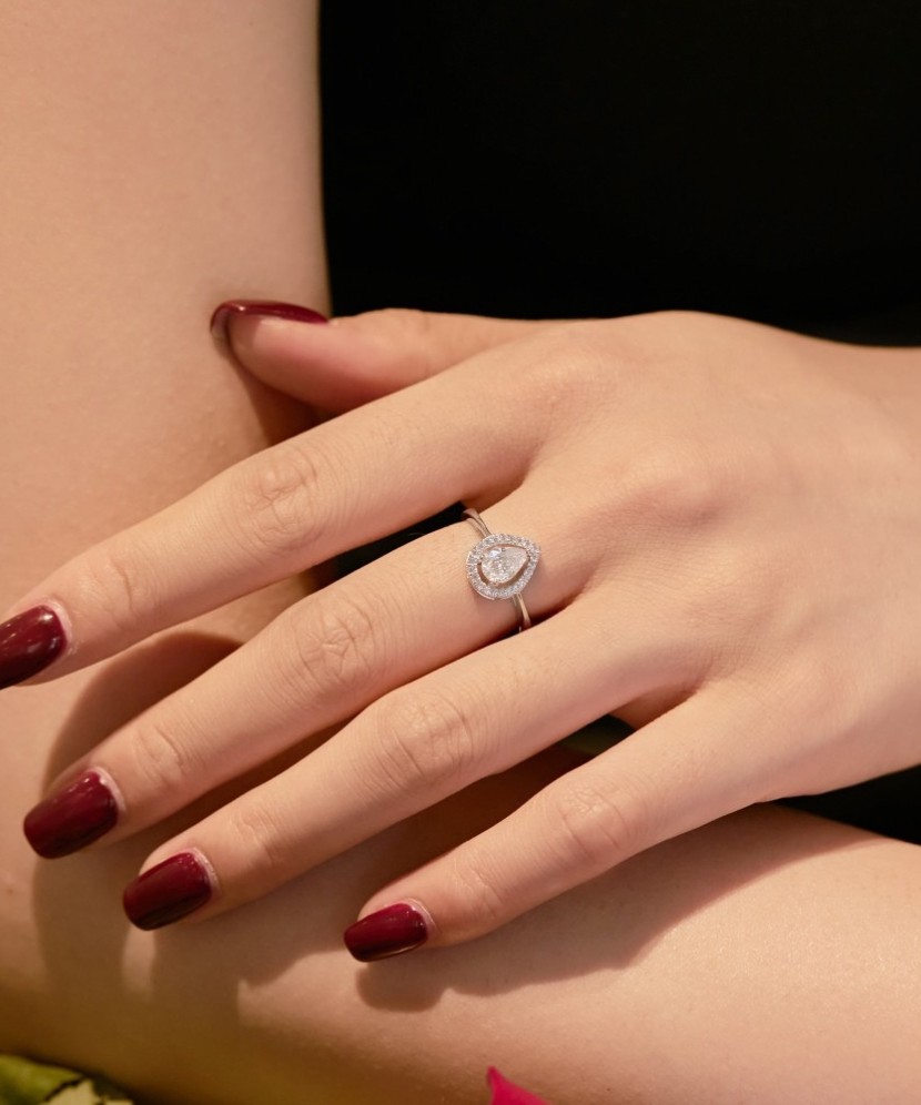 Sidabrinis žiedas su cirkoniais - Sidabriniai žiedai - Goldinga