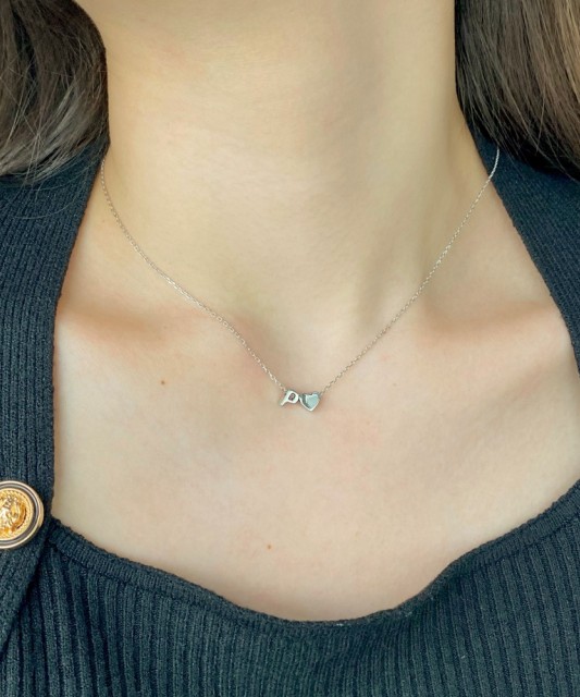 Sidabrinė Grandinėlė Su Pakabuku Raidė P