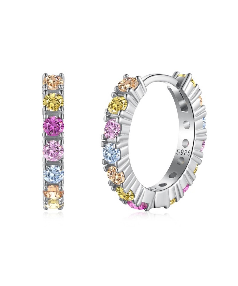 Sidabriniai auskarai su cirkoniais - Sidabriniai auskarai - Goldinga