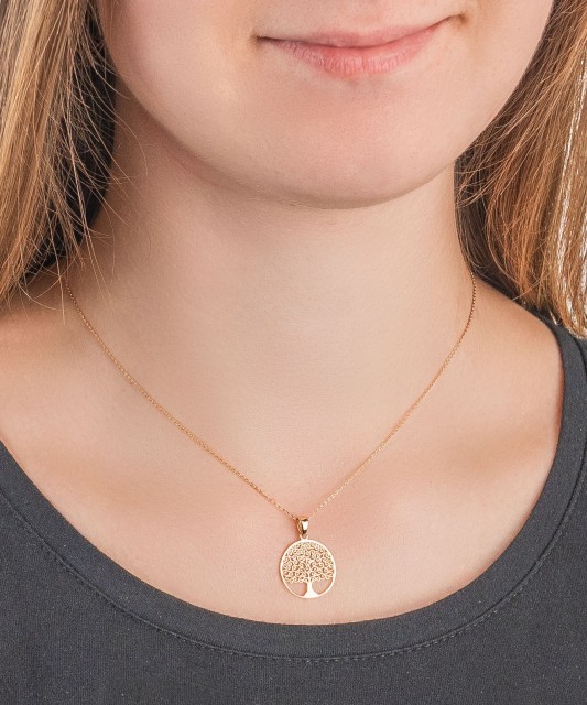 Auksinis pakabukas "Gyvybės medis" - Auksiniai pakabukai - Goldinga