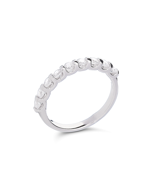 Sidabrinis žiedas su cirkoniais - Sidabriniai žiedai - Goldinga