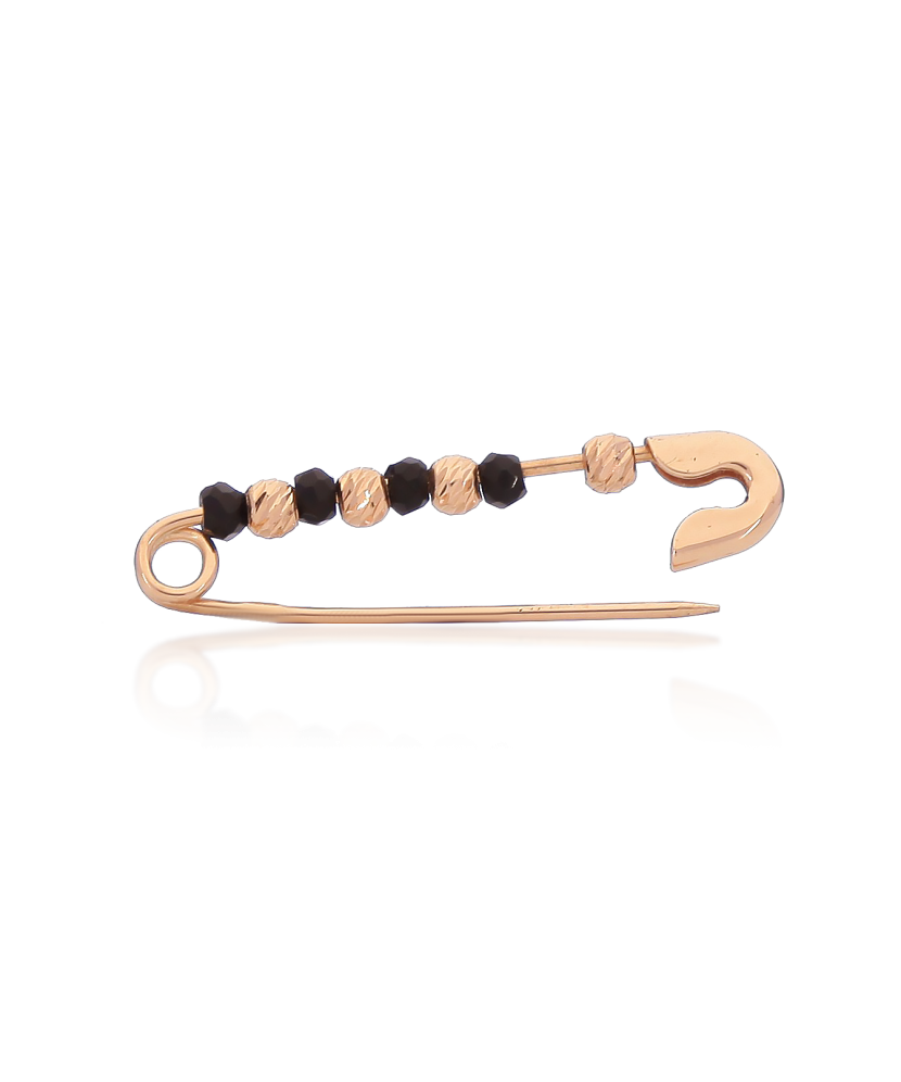 Auksinė sagė su oniksais - Sagės - Goldinga