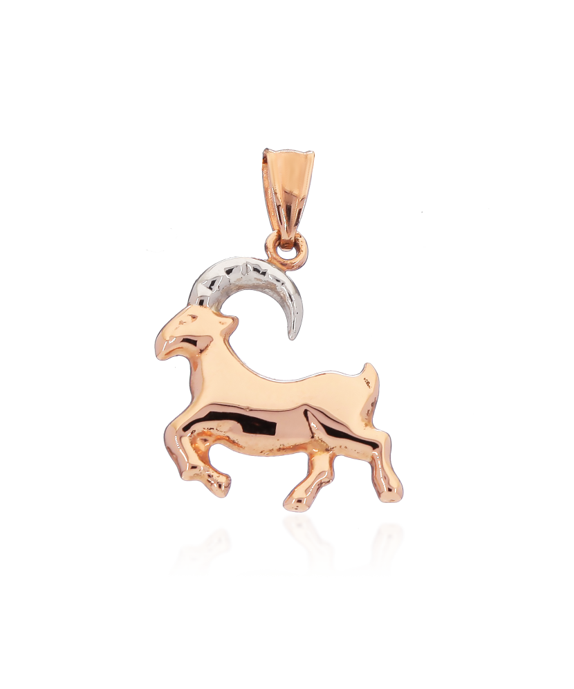 Auksinis pakabukas "Ožiaragis" - Zodiako ženklų pakabukai - Goldinga