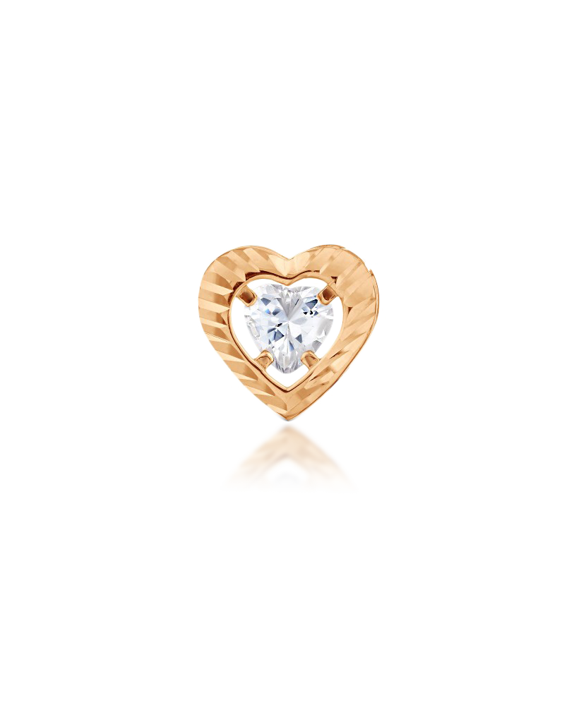 Auksinis pakabukas su cirkoniu - Auksiniai pakabukai - Goldinga